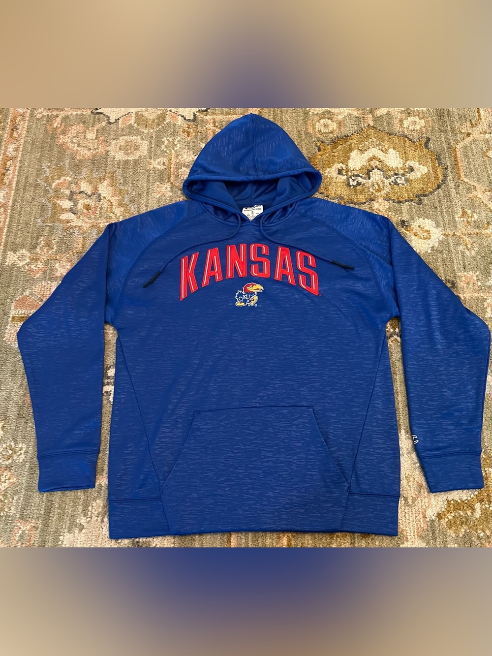 Kansas Jayhawks‎ Champion Hoodie Men’s Medium Color Blue
